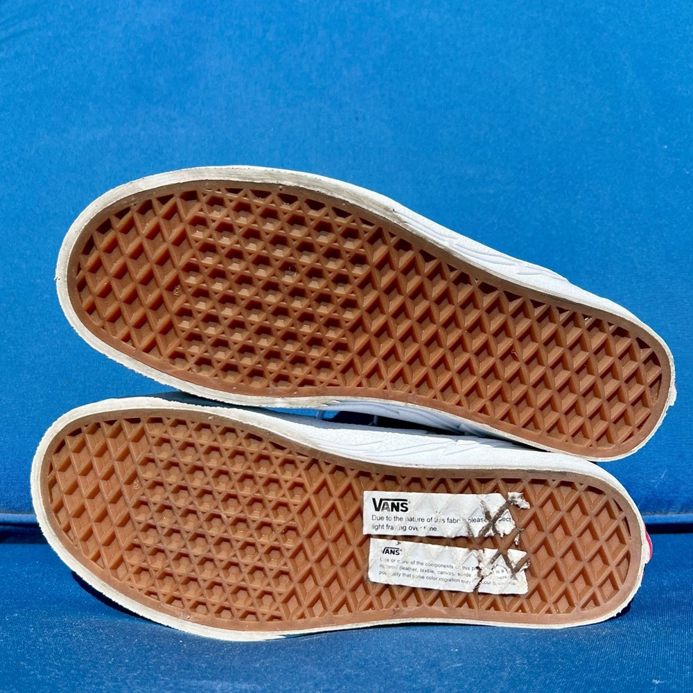 Vans High Top Sk8-Hi 'Bolt Big Reveal' White Bandana Fire Flame Sneakers - Picture 11 of 11